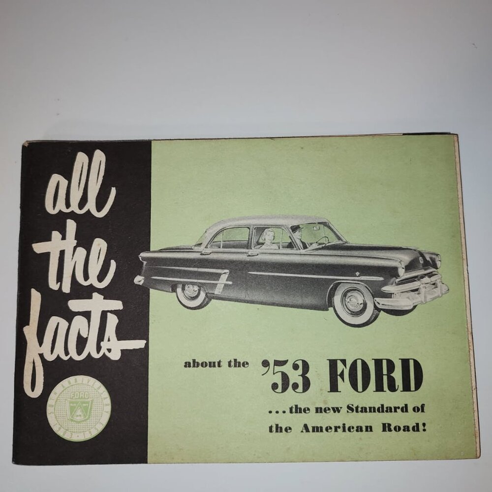 1953 All the Facts About the Completely New 53 Ford Sales Brochure (AS IS)